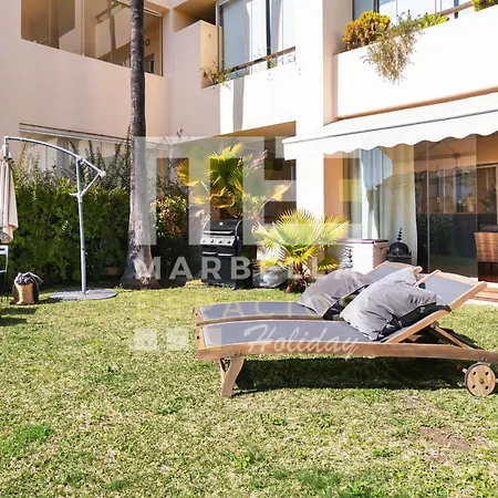 Chic Garden Flat 5min From * Marbella